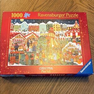 Ravensburger Puzzle Christmas Market Holiday 1000 Pieces
